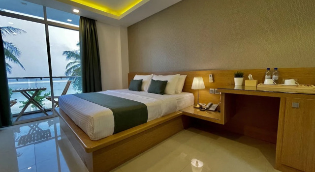 Двухместный номер Superior с видом на море Huvan Beach Hotel at Hulhumale