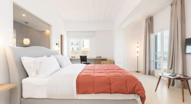 Двухместный номер Standard с балконом и с видом на море Hotel Roumani