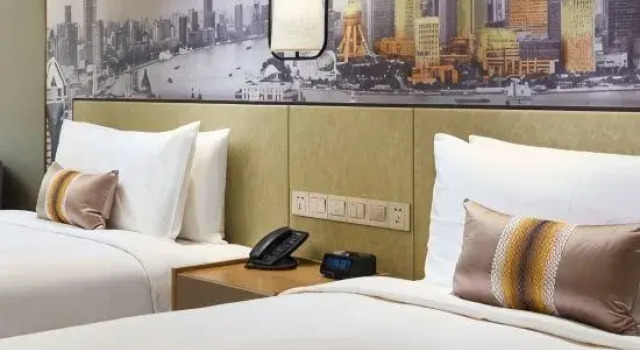 Номер Deluxe The Qube Hotel Shanghai Sanjiagang - Offer Pudong International Airport and Disney shuttle