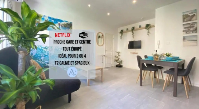 Апартаменты Exotic Chic & Calm - Lumineux - Clim/WiFi/Netflix