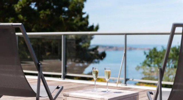 Двухместный номер Standard с видом на море Hôtel Les Costans, The Originals Relais