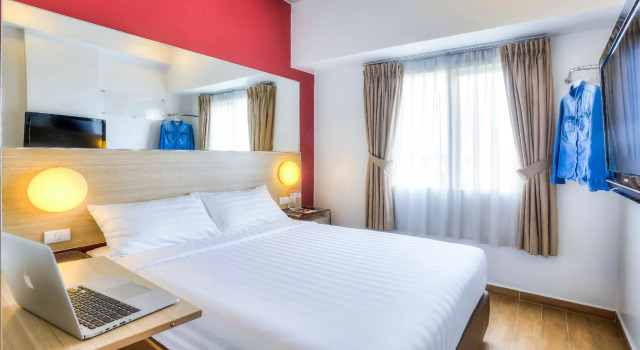 Standardowy dwuosobowy pokój Tune Hotel Solo