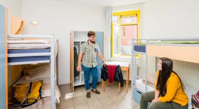 Четырёхместный номер Standard Auberge de Jeunesse de Namur