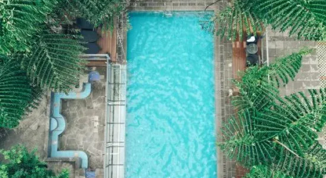Yuexinyuan Hot Spring Resort Hotel, Boek Resort Hotels in Miyang met zwembad, Zwembad
