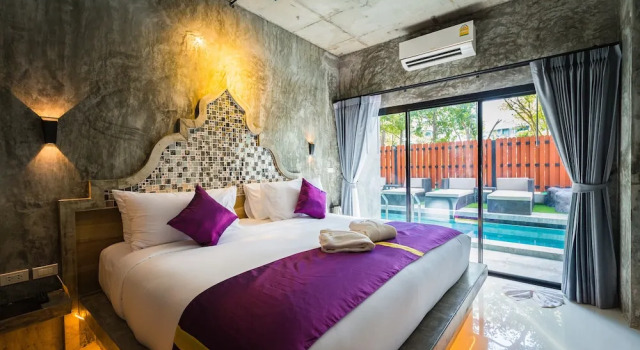 Двухместный номер Deluxe c 1 комнатой с балконом и с видом на бассейн Maneetel Krabi Beachfront-SHA Plus