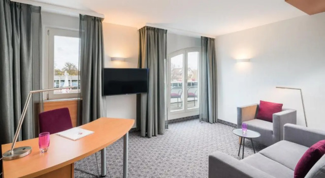 Двухместные апартаменты с балконом Best Western Plus Hotel Fellbach-Stuttgart