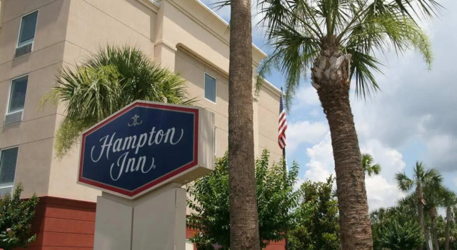 Кровать в общем номере Hampton Inn Titusville/I-95 Kennedy Space Center