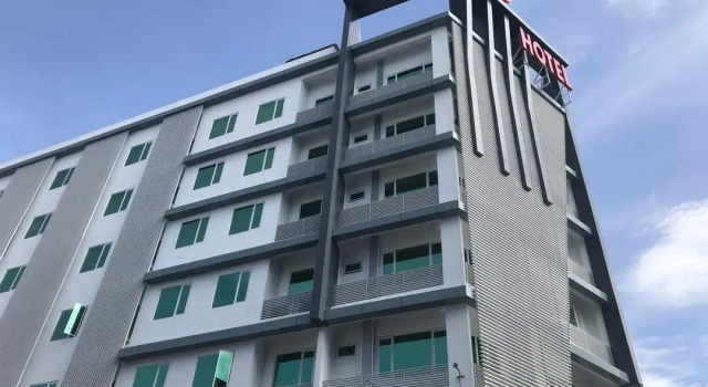 Кровать в общем номере Ano Hotel