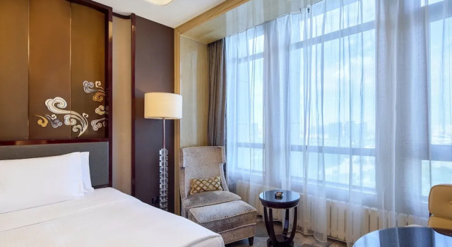 Клубный номер Standard с видом на озеро Wanda Realm Yinchuan