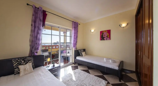 Апартаменты с 2 комнатами с балконом и с видом на море B47 - Walkway Beachview Place