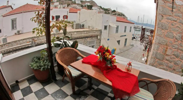 Студия с видом на море Glaros Guesthouse