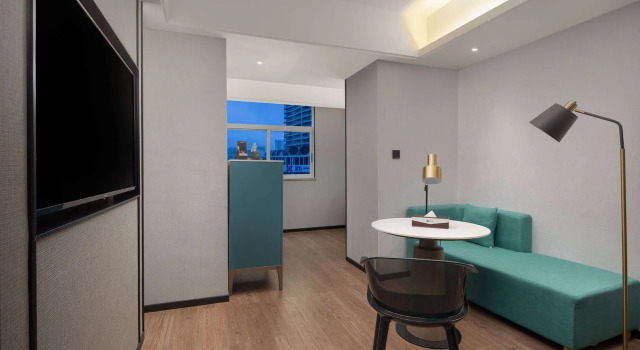 Ramada Encore by Wyndham Guangzhou Jiangnanxi, Boek Hotel Hotels in Guangdong met parkeren, Parkeren