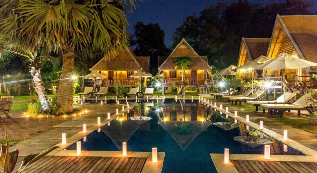 Семейный номер Deluxe Angkor Heart Bungalow