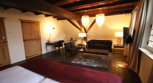 Двухместный люкс Superior с видом на канал Boutique Hotel Steenhof Suites
