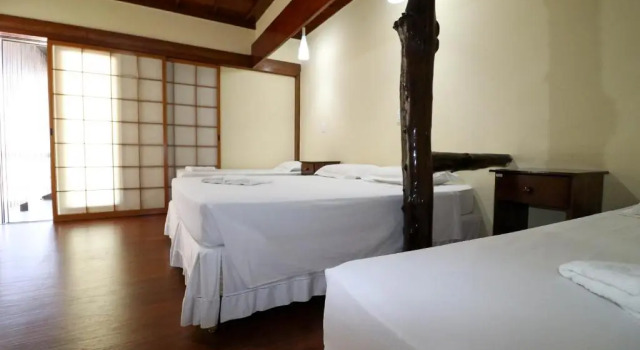 Четырёхместный номер Standard с видом на море Charme Hotel Guarujá Frente Mar