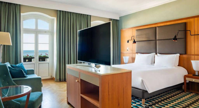 Двухместный полулюкс с балконом и с видом на море Sofitel Grand Sopot