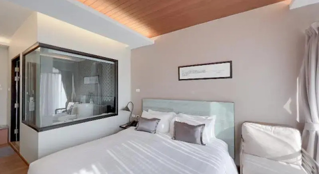 Двухместный номер Deluxe c 1 комнатой с балконом Amphawa Nanon Hotel