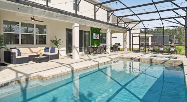 Upstay 15BR Villa w Games Room, Pool & Cinema, Rezerwuj Willa Wille w Kissimmee, Willa