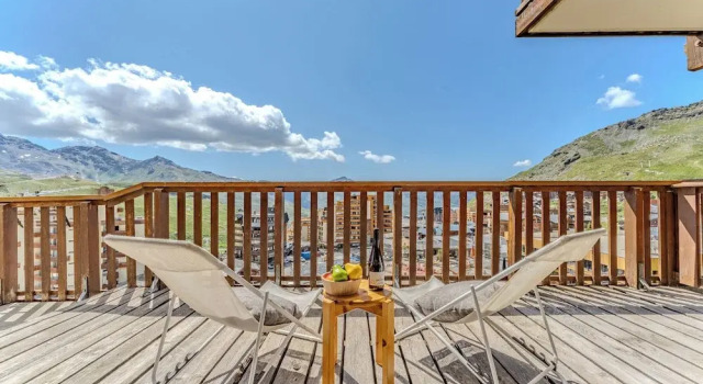 Апартаменты с 2 комнатами с видом на горы Chalet Niverolles