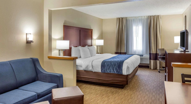 Двухместный люкс Comfort Inn Rockford near Casino District