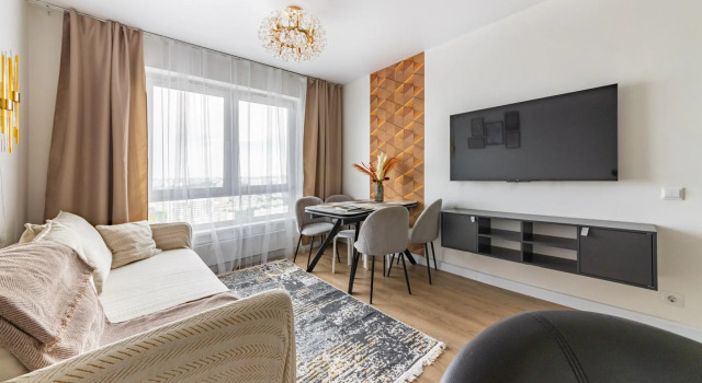 New two-bedroom apartment 2 minutes from the metro.Vladykino, Book Apartment Moscow Russia