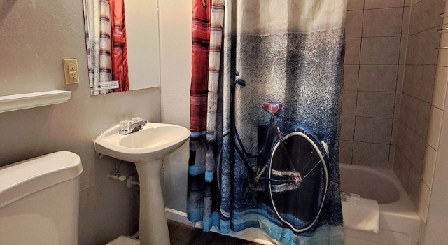 Standard Doppel Zimmer 1 Schlafzimmer mit Gartenblick Buffalo Lodge Bicycle Resort - Amazing access to local trails & the Garden