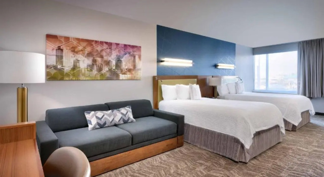 Двухместный люкс SpringHill Suites by Marriott Salt Lake City Draper