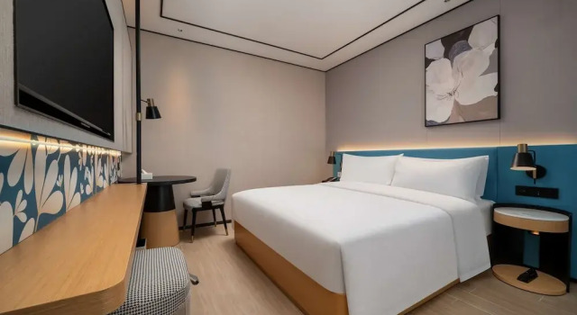 Двухместный номер Premium с балконом Hilton Garden Inn Shanghai Caoyang