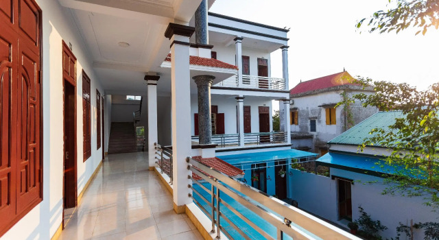 Кровать в общем номере Gia Nguyễn Homestay
