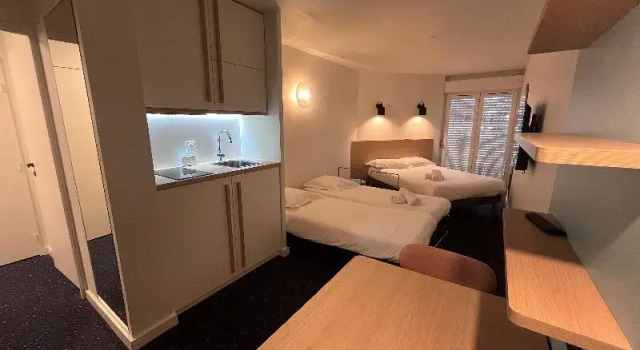 Семейный номер Standard The Originals Residence AppartHôtel Lauréades Clermont-Ferrand Centre Jaude