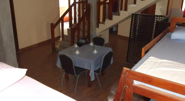 Кровать в общем номере Central City Hostel