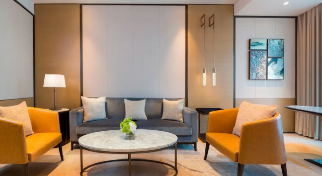 Двухместный люкс Grand Deluxe Meixi Lake Hotel, a Luxury Collection Hotel by Marriott, Changsha