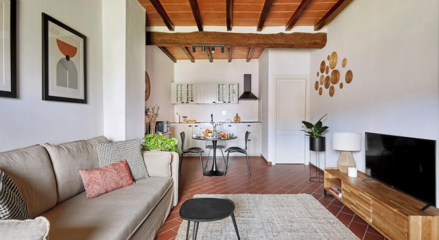Апартаменты Цокольный этаж c 1 комнатой Agriturismo Borgo Scaffaia