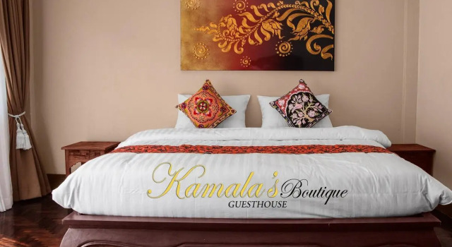 Кровать в общем номере Kamalas Boutique Guesthouse