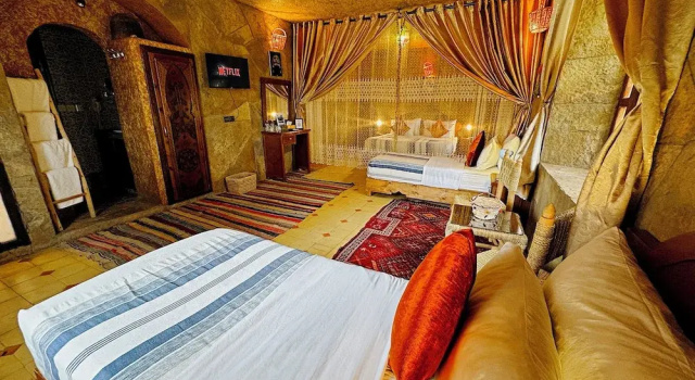 Четырёхместный семейный номер Standard с видом на сад Riad Chay & Boutique