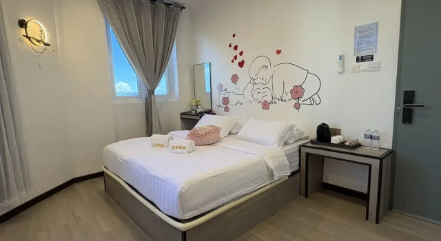 Двухместный номер Business с частичным видом на море Ru Jia Hai She Hotel