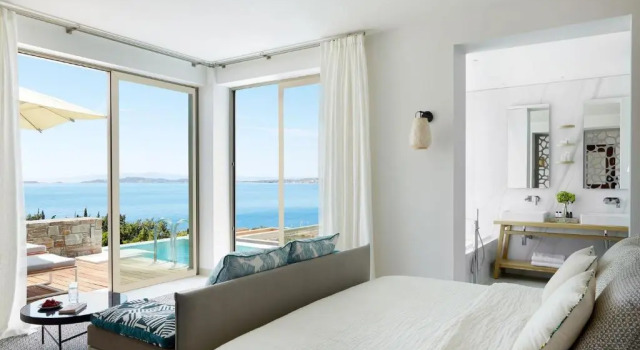 Excellent Halkidiki Villa Junior Pool Villa 1 1 Bedroom Stunning Sea Views Ouranoupoli, Забронировать Вилла  