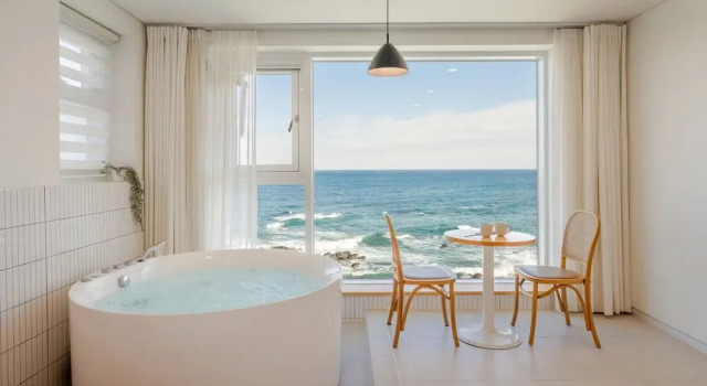 Номер Standard c 1 комнатой с видом на океан Donghae Badadam Ocean View Spa Pension