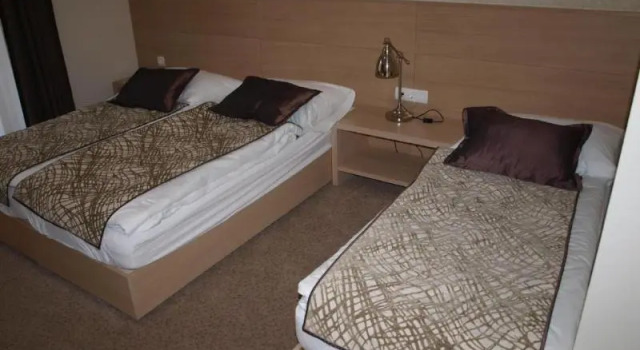 Трёхместный номер Standard с балконом и с видом на горы Hotel Mangart