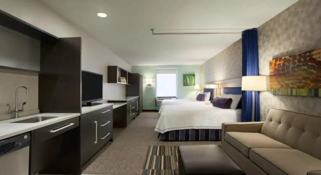 Четырёхместная студия Home2 Suites by Hilton Philadelphia Convention Center