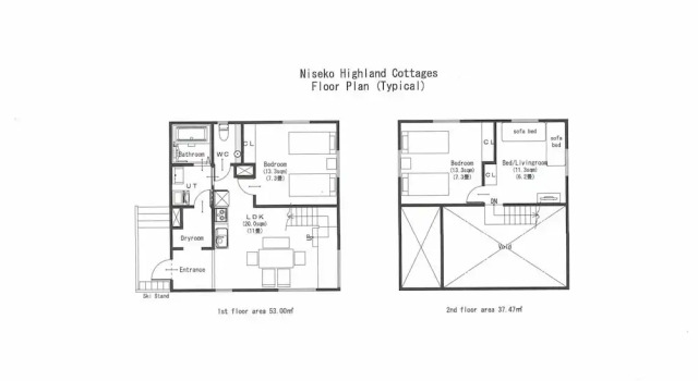 Студия Deluxe Niseko Highland Cottages