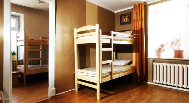 Кровать в общем номере Top Tour & Guesthouse Mongolia