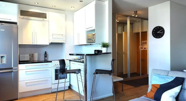 Студия с балконом Kotimaailma Apartments Tampere