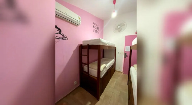 Кровать в общем номере Хостел Che Lagarto Hostel Natal