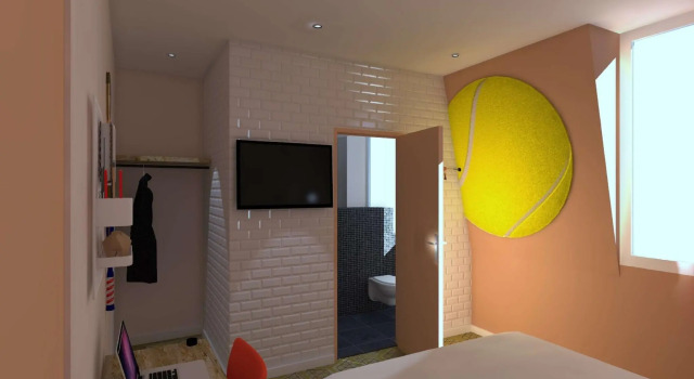 Двухместный номер Standard Greet By Accor Boulogne Billancourt Paris