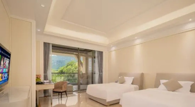 Люкс с 2 комнатами Guangzhou Jinxiu Xiangjiang Hot Spring City