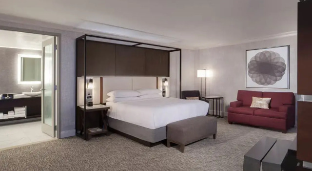 Двухместный люкс Presidential c 1 комнатой Dallas Marriott Downtown