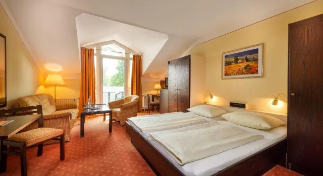 Camera doppia Standard con balcone e con vista Johannesbad Vitalhotel Jagdhof