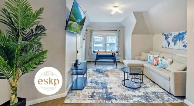 Апартаменты Cozy Winter 2 BR Near NYC Parking Wifi WFH
