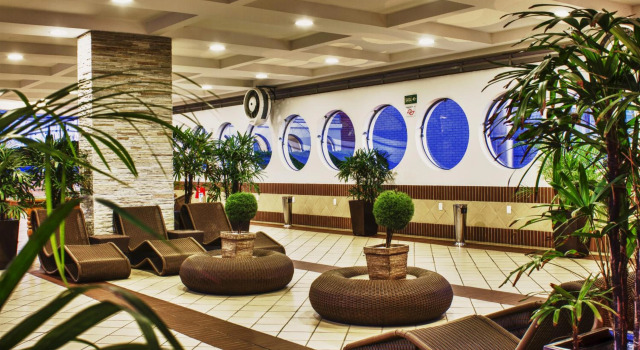 Bourbon Convention Hotel Santos, Забронировать Отель Отели и гостиницы Сантос, рядом с Shopping Parque Balneario, Отель